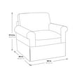 thumbnail image 6 of Ashton Chair with Ivory Beige Fabric Slip Cover, 6 of 7