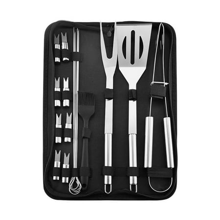 

Barbecue Utensils Barbecue Barbe 16pcs Utensils Kit Stainless Steel Kitchen Supplies Metal Wedges Grill Fork Holder Camp Poker Set Wooden Swizzle Sticks Firesticksticks4k Camping Pie Iron for Kids