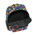 thumbnail image 6 of FORMRS School Backpack with Front Zippered Pocket 12" Student Travel Daypack, Vibrant Art Leaves Pattern, 6 of 6