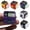Black, variant on QHUDLV Electronic Finger Counter With Compass Resettable 5 Digit LCD Electronic Counter Hand Digital Tally Count Finger Display stroke crochet lap click clicker counter click tally tally clicker fing