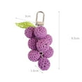 thumbnail image 2 of QUMIIRITY Colgante De Uva Morada Para Llavero Creativo Decorativo Y Resistente, 2 of 7
