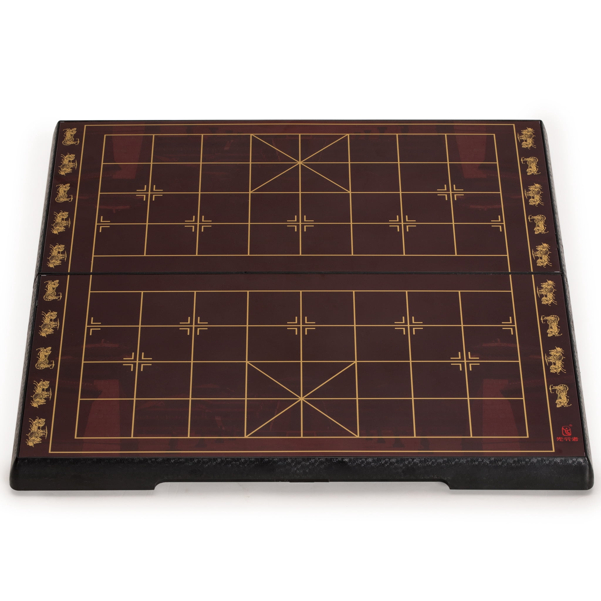 Chinese Chess (Xiangqi) Magnetic Travel Board Game Set (12.8-Inch) with Jade-Colored Playing Pieces