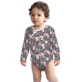 thumbnail image 2 of Xecao Pigs 1 Print Baby unisex-baby Cotton Long-sleeve Bodysuits-12 Months, 2 of 6