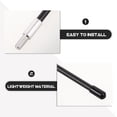 thumbnail image 3 of Mobutofu Metal Car Flagpole Black Fiberglass for Racing Events and Engineering Warning Durable 1Pcs, 3 of 7