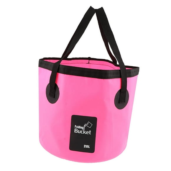 Cubo de agua plegable portátil, Contenedor de almacenamiento para acampar Cubo plegable Cubo para acampar Viajar Senderismo Pesca y jardinería 20L Macarena Cubo plegable