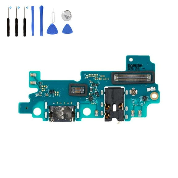 Eutoping USB Charging Port For Samsung Galaxy A31 A315 Dock Connector Charger Board Flex Cable Assembly Replacement with tool