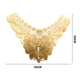 thumbnail image 6 of NIBOLOG Women Lace Collar - Hollow Flower Embroidered Trim Applique for DIY and Events, 6 of 8