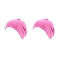 thumbnail image 3 of Qarigey Beanie Caps Delicado Simple Cómodo Estilo simple Mujeres Hombres Ropa Accesorio con color sólido para decoración Rosa Rosado 2piezas Qarigey CBP302120, 3 of 5