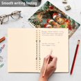 thumbnail image 4 of Wirebound Notebook Hardcover Spiral Notebooks Bunny with Santa Hat, 60 Pages, 80 GSM, 5.7 x 8.3in, 4 of 4