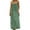 Light Green, variant on Wsysadlol Under $20 Womens Summer Dresses Women Casual Sleeveless Spaghetti Strap Maxi Dress Solid Color Loose Open Back House Robe Fashion Long Homewear Dress For Ladies