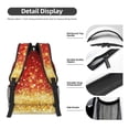 thumbnail image 4 of Salouo Red Gold Glitter Print Laptop Backpack 16.5'' Daypack Carry On Backpack for Men Women Outdoor Bag Laptop Sleeve and Dual for Weekender/Business/Hiking-One Size, 4 of 6