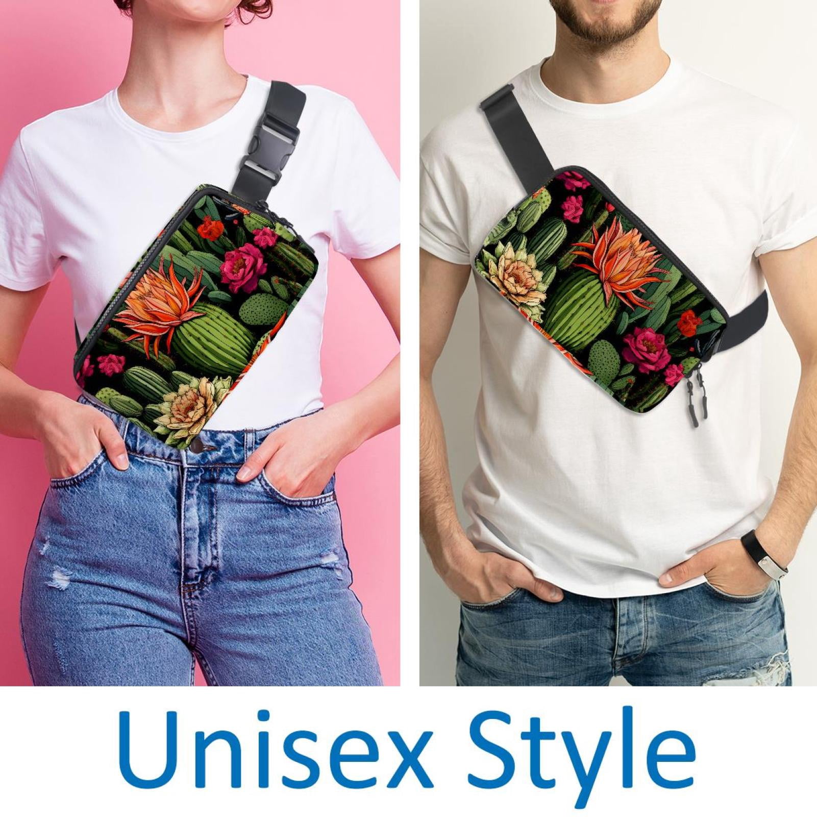 Cactus Lightweight Adjustable Running Belt Bag Fanny Pack Waist Pack with Extension Strap Unisex
