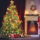 thumbnail image 1 of Luces LED para árbol de Navidad - Pantalla de luces fluidas de 16 cuerdas con mando a distancia, cuerda de 2 m y cable de 3 m para decoración navideña interior/exterior, 1 of 7