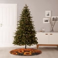 thumbnail image 6 of Salouo Sunset Golden Sunflower Field Christmas Tree Skirt 36" Farmhouse Christmas Decorations Snowman Xmas Tree Skirt Tree Mat for Holiday Party Decor, 6 of 8