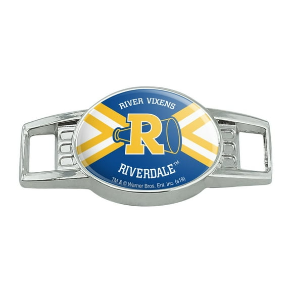Riverdale River Vixens Cheer Logo Shoe Shoelace Shoe Lace Tag Runner Gym Charm Decoration