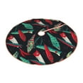 thumbnail image 2 of Balery Fishing Lure Printed Christmas Tree Skirt , Merry Christmas Party Christmas Tree Decoration,Adjustable Tree Skirt-48", 2 of 8
