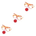 thumbnail image 4 of Billuyoard Funny Clown Red Nose Eyeglasses Novelty Costume Dress Party Up Fancy Type1 NO1, 4 of 6