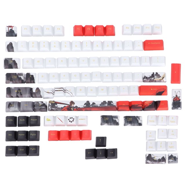 Teclas personalizadas, teclas PBT, 110 teclas para juegos, teclas de teclado, estándares líderes en la industria