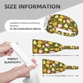 thumbnail image 2 of Papaya pear lemon Headbands for Women Men, Workout Elastic Sweat Band for Yoga Running Cycling Gym Exercise Non Slip Head Bands for Women's Hair, 2 of 5