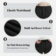 thumbnail image 3 of FEDTOSING Mens Fleece Lined Baggy Sweatpants Winter Wide Leg Comfy Elastic Waist Oversize Track Pants, 3 of 7