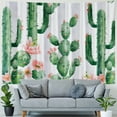 thumbnail image 4 of Orinice Cactus Flowers Leaves Tapestry Wall Hanging Unique Style Graphic Tapestries Home Wall Decor Art for Living Room Bedroom Apartment Farmhouse Dorm 60x50inch, 4 of 6