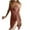 Coffee, variant on Women's Sleepwears Sexy Solid Satin Silk Full Slip Sleepshirt Light Comfy Side Split V-Neck Sleeveless Nightgown