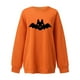 thumbnail image 3 of Blusa holgada de manga larga con estampado de otoño a la moda de Halloween para mujer, jersey informal de cuello redondo, Tops, sudadera Fridja  fjkfkj7210, 3 of 4