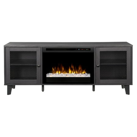 Dimplex Dean Media Console Electric Fireplace With Glass Ember Bed for TVs up to 60