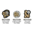 thumbnail image 2 of Big Dot of Happiness Disco New Year - DIY Shaped Groovy 2026 NYE Party Cut-Outs - 24 Count, 2 of 5