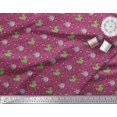 thumbnail image 3 of Soimoi Poly Georgette Fabric Geometric Shapes,Crocodile & Rhinoceros Kids Printed Fabric 1 Yard 52 Inch Wide, 3 of 3