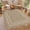 Linen color, variant on GlowSol 2x6 Tan Washable Runner Rug Non-Slip Low Pile Linen Polyester Entryway Hallway Carpet