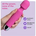 thumbnail image 3 of Oliver James Vibrator Wand, Adult Sex Toys - G Spot Vibrators, Clitoris Vibrator Stimulation, Dildo - Powerful, Water-Resistant, Wireless - 20 Vibration Modes & 8 Speeds, Sex Toy for Women (Pink), 3 of 11