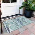 thumbnail image 6 of Addison Rugs Chantille Indoor/Outdoor Transitional Geometric, Abstract Aloe Washable Rectangle Rug, 1'8" x 2'6", 6 of 6