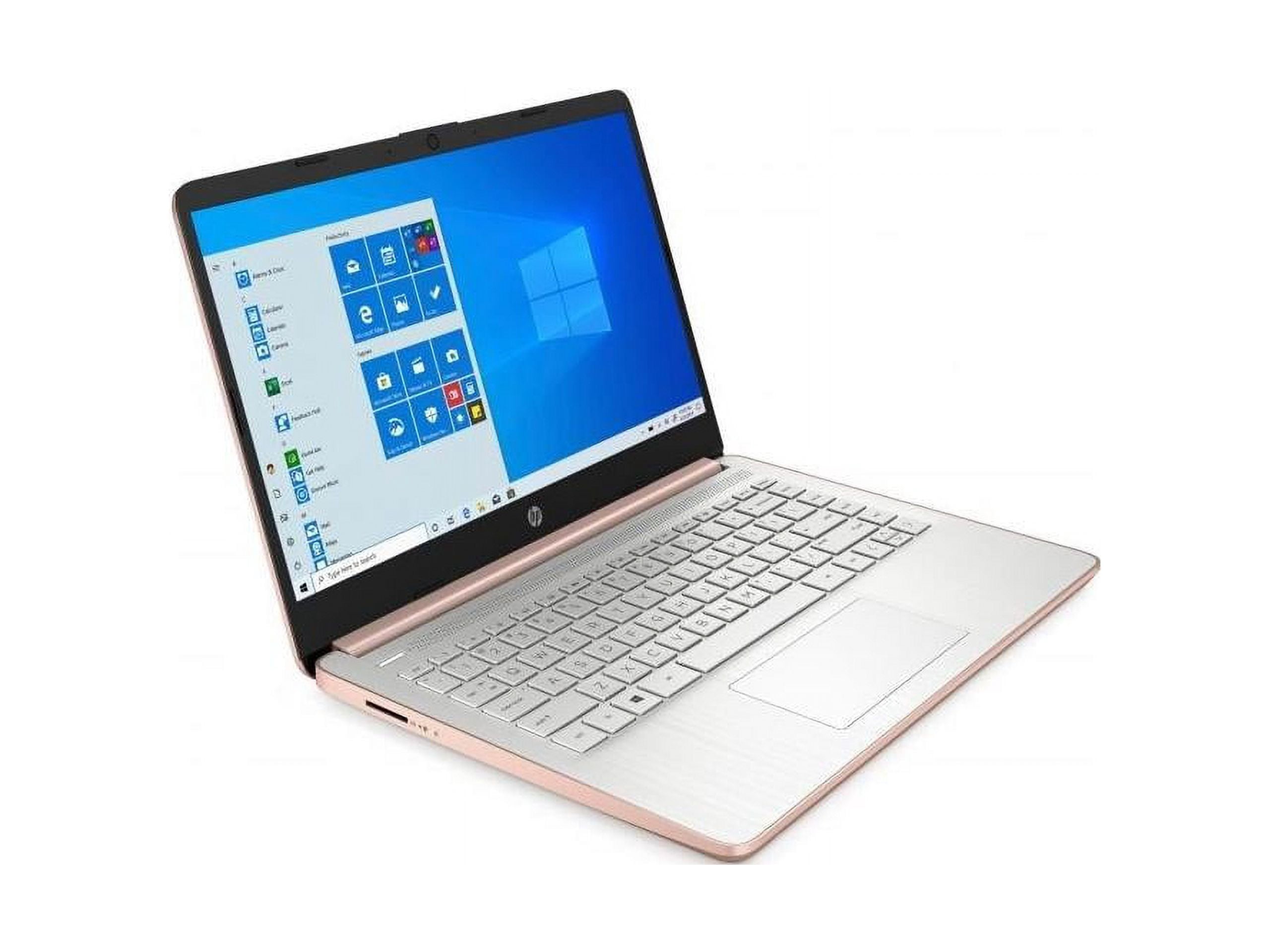 HP 14-dq0030nr 14" HD Laptop Intel Celeron N4020 1.1 GHz up to 2.8 GHz Intel UHD Graphics 4 GB DDR4-2400 RAM 64 GB eMMC Windows 10 Home in S mode - 47X77UA