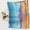 thumbnail image 6 of Naloa Pixel Desert Landscape Dog Blanket, 3 Sizes Cat Blanket for Indoor Cats Large Medium Small Dog Gifts-Large, 6 of 8