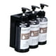 thumbnail image 2 of Dispensador de ducha de loción Contenedores de champú para baño Prensa manual Botella de loción Inodoro de hotel Dispensador de champú de fácil limpie Gris 3 ranuras, 2 of 8