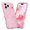 Pink, variant on Ripple Case for iPhone 17 – Cute 3D Wave Shape Cover, Silver Chrome Water Ripple Design, Aesthetic Glossy Shell for Women & Girls