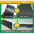 thumbnail image 3 of MOYISHI Flexible Baseboard Molding Trim, 3.94 Inch x39.37 Inch  Peel and Stick Vinyl Wall Base Cove Base, Self-Adhesive Rubber Wall Base Moulding Trim(Black), 3 of 6