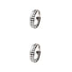 thumbnail image 4 of Minnieouse Anillo con diseño de tablero de ajedrez exquisita joyería femenina elegante anillos de dedos geométricos accesorio de moda regalo de Type3 NO3, 4 of 6