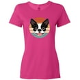 thumbnail image 3 of Inktastic Boston Terrier Dog Retro Sunset Women's T-Shirt, 3 of 5