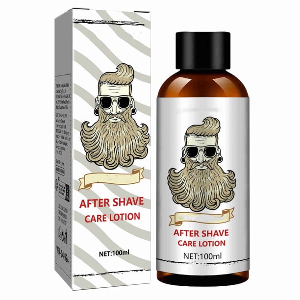 Loción de afeitado hidratante y refrescante para hombres, que cierra los poros, 100 ml