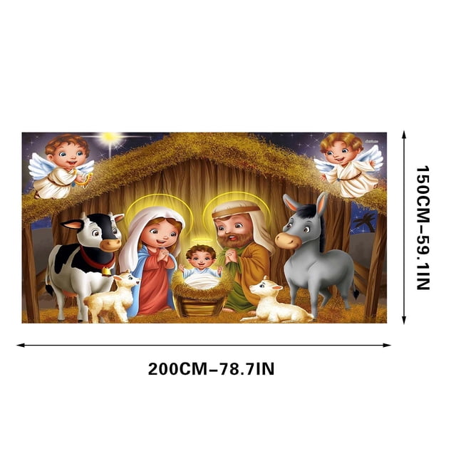 Póster Navideño para Puerta de Garaje, Fotomurales de Invierno para Exteriores, Decoración de Puertas Grandes para Interiores y Exteriores.