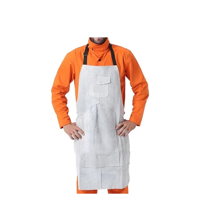 Welding Apron Heat Insulation Split Leather Work Protective Aprons Flame Resistant Welders Workplace Safety Clothing ,Flame Retardant