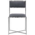 thumbnail image 2 of Modus Furniture Amalfi X-Base Chair in Cobalt, set of 2, 2 of 2
