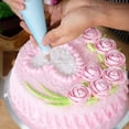 thumbnail image 2 of Kit multifunción para decoración de tartas, 106 piezas, plato giratorio para tartas, tubo para repostería, herramienta para fondant, suministros para repostería de cocina, color verde claro, 2 of 5