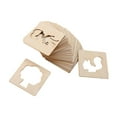 thumbnail image 2 of KLKCMS Pochoirs de Dessin pour Enfants Ensemble d'Art Graffiti 50 Pcs, 2 of 9