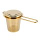 thumbnail image 2 of Colador de Té de Hoja de Té Colador de Té de Barril Dorado Juego de Té, 2 of 5