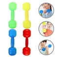 thumbnail image 3 of Juego de 4 pares de mancuernas para niños pequeños, de plástico, con sonido, para gimnasio y educación temprana., 3 of 8