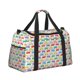 thumbnail image 2 of Fotbe Colorful Bus Bolsa de Viaje con Estampado, Bolsa de Fin de Semana para Mujer con Compartimento para Zapatos, Bolsa de Gimnasio con Bolsillo Húmedo, 2 of 7