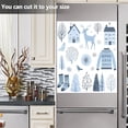 thumbnail image 6 of IAUYY Magnetic decorative sticker - 23x26 Inch PVC Refrigerator Decorative Cover, Removable DIY Art for Kitchen Appliances Winter Scrapbook Collection, 6 of 6